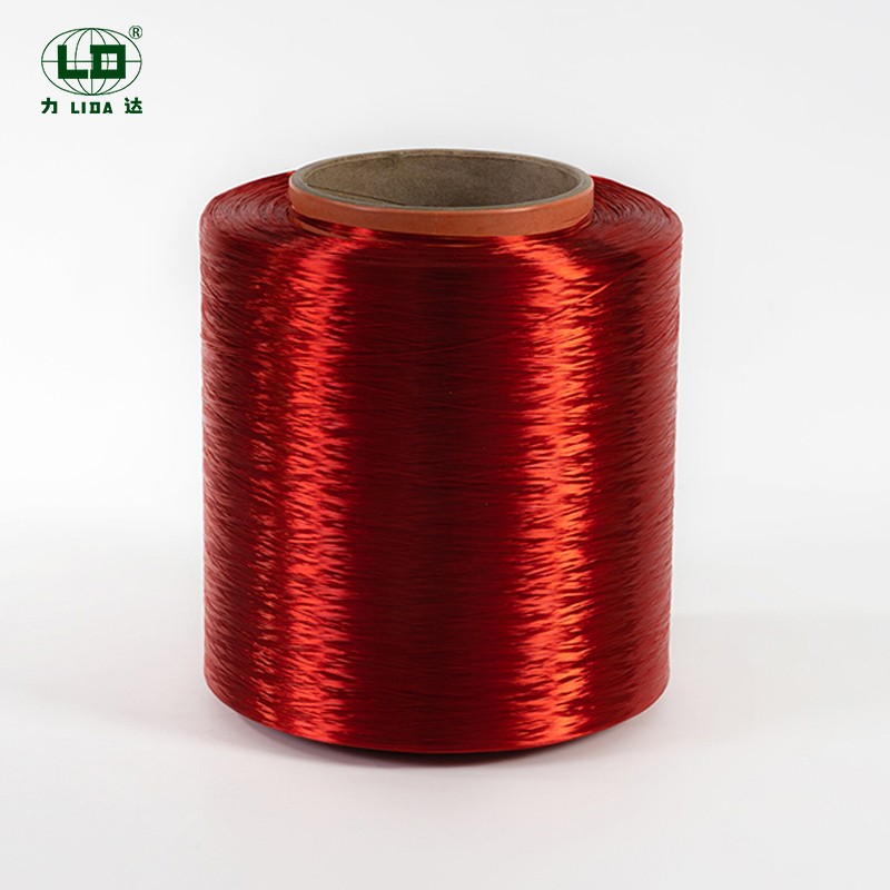 En kiuj industrioj estas aplikata Total Brgiht Polyester Dope Dyed Filament Yarn